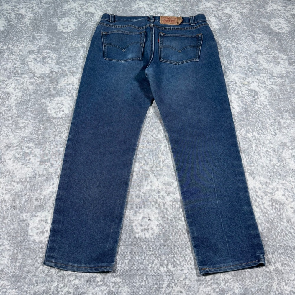 Levi's 510 Jeans Mens 32x32 Blue Straight Leg Denim Medium Wash Vintage Style